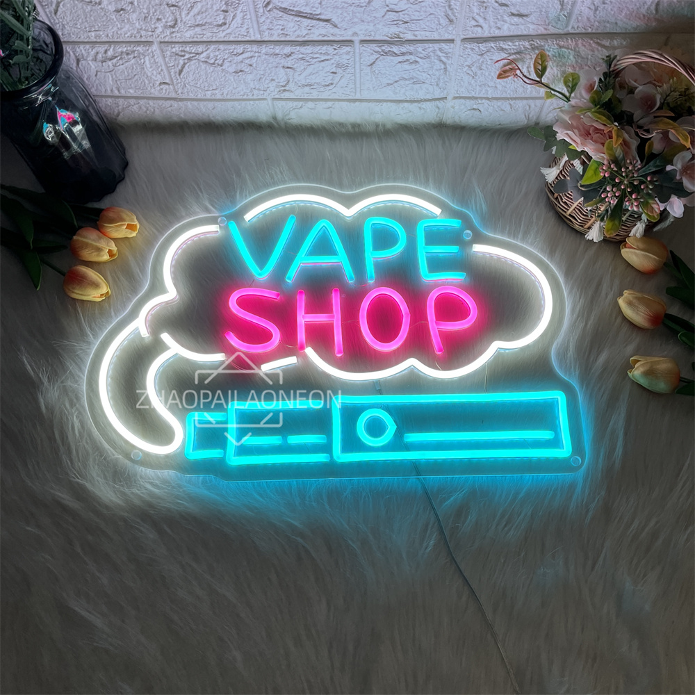 VAPE SHOP Led Neon Sign Wall R - مراجعة Vaping Shop وسعره