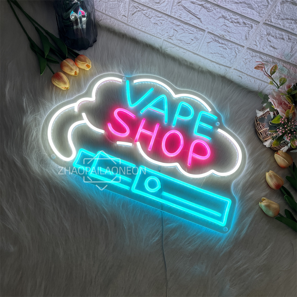 VAPE SHOP Led Neon Sign Wall R - مراجعة Vaping Shop وسعره