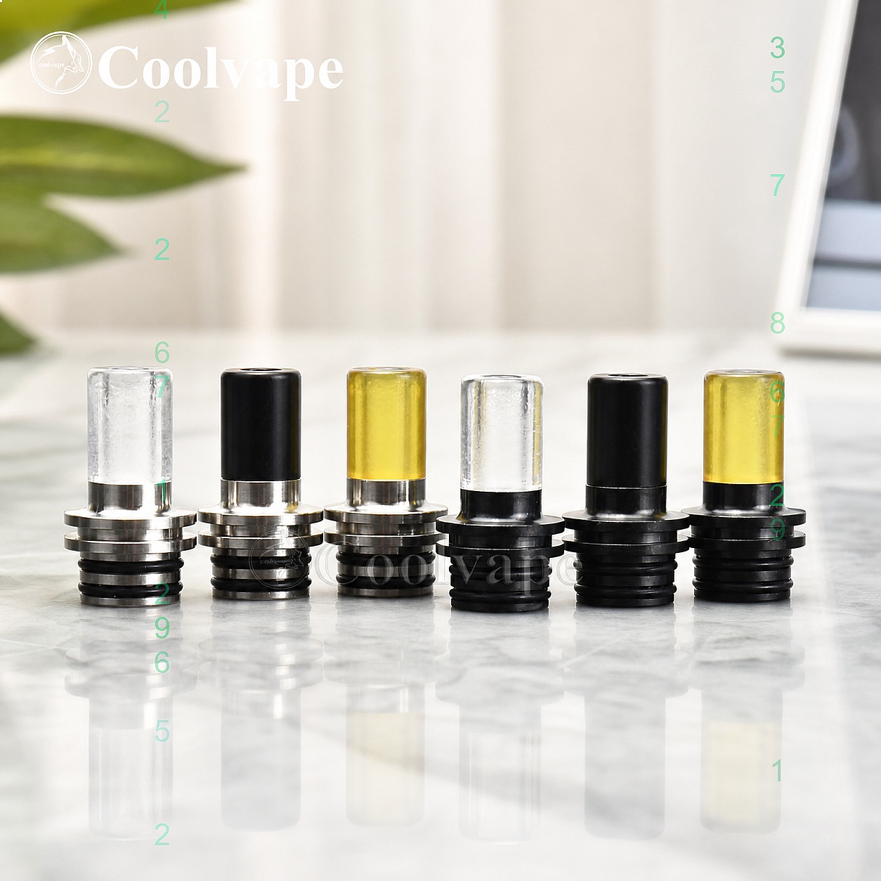 510 MTL Drip Tip Heat Resistan - مراجعة Vaping Area وسعره