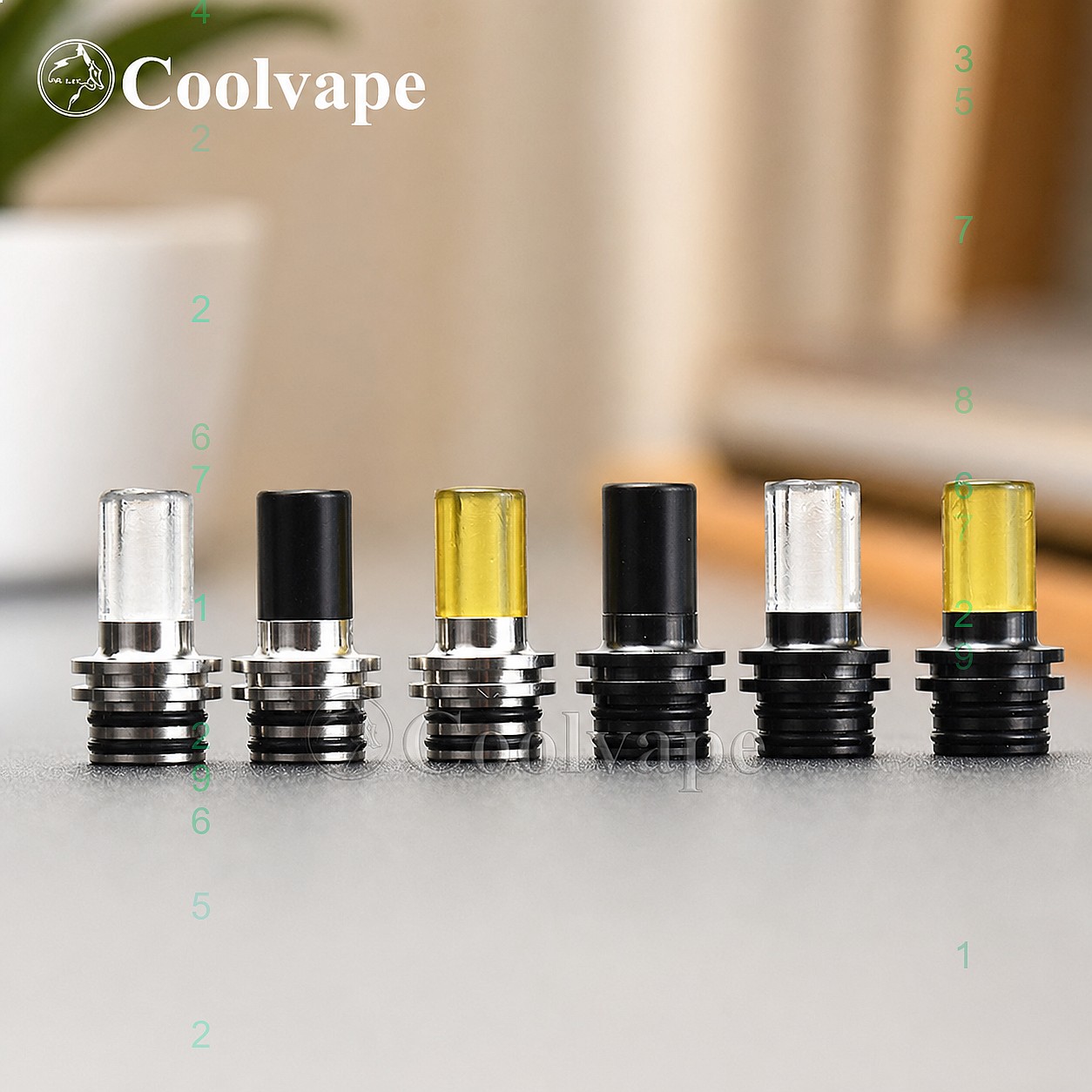 510 MTL Drip Tip Heat Resistan - مراجعة Vaping Area وسعره