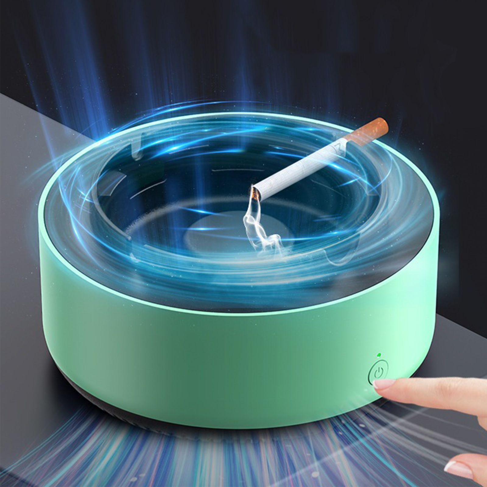 Smart Ashtray Air Purifier,Rem - مراجعة Vape Ring وسعره