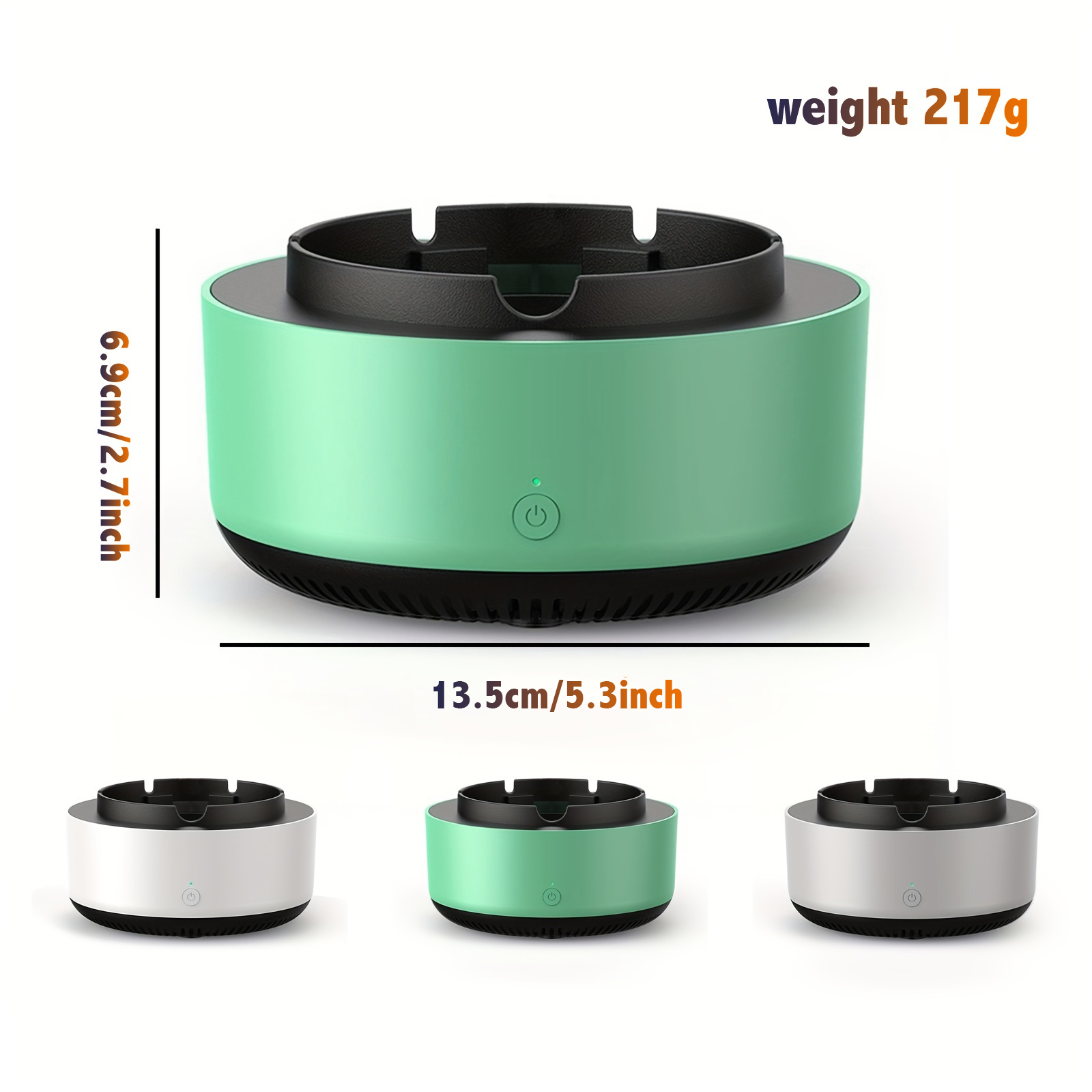 Smart Ashtray Air Purifier,Rem - مراجعة Vape Ring وسعره