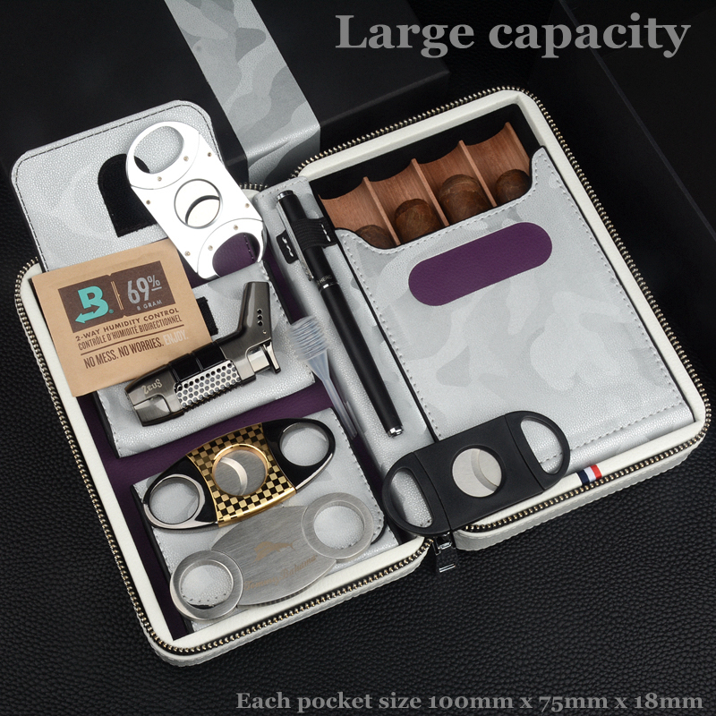 Leather Travel Cigar Case Hold - مراجعة Vape Ring وسعره