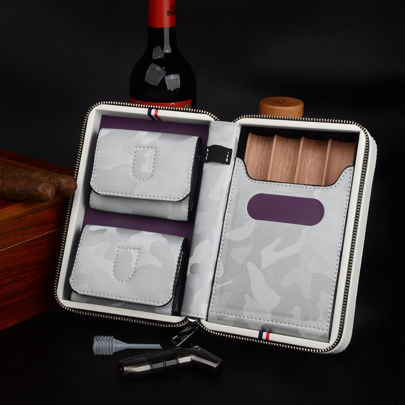 Leather Travel Cigar Case Hold - مراجعة Vape Ring وسعره