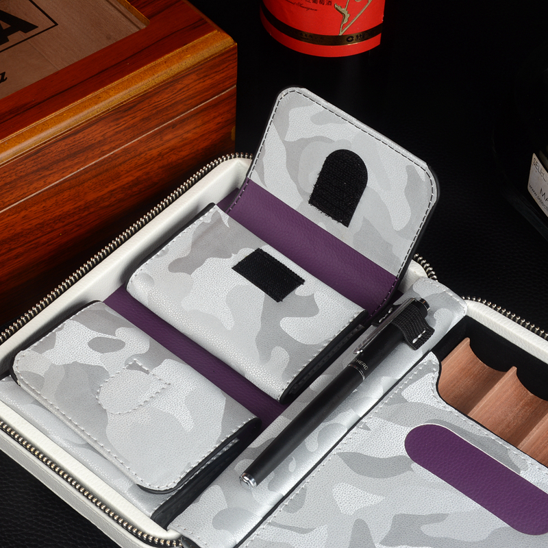 Leather Travel Cigar Case Hold - مراجعة Vape Ring وسعره