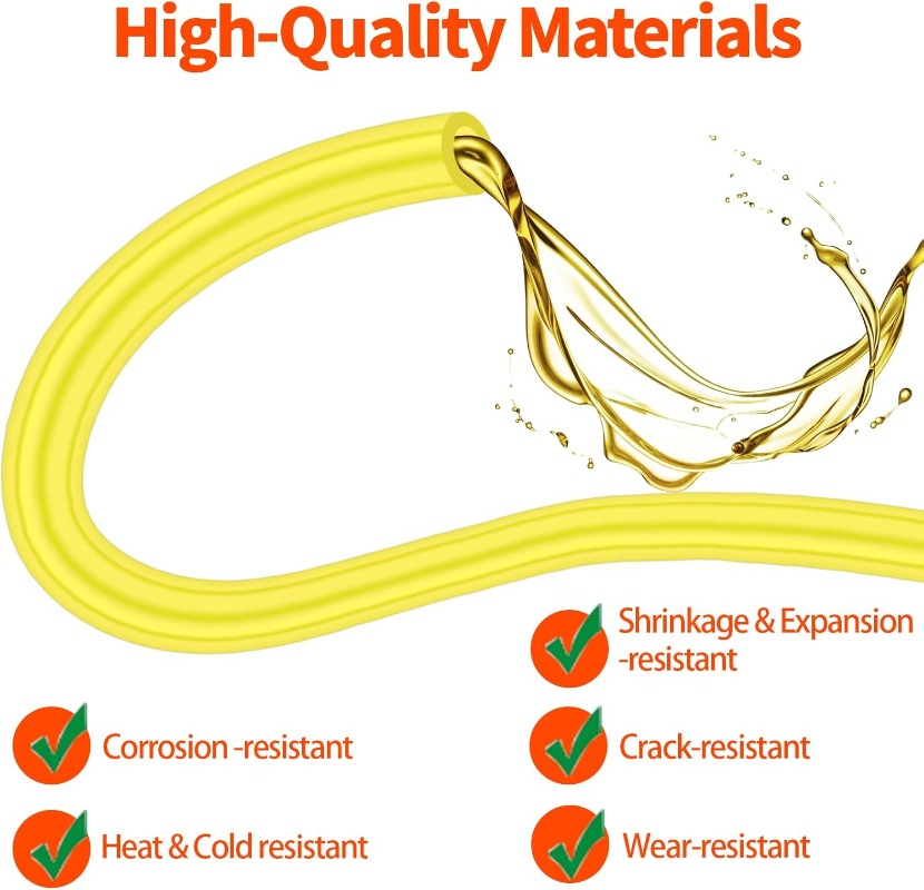 Yellow Fuel Line Hose Set 2x3. - مراجعة Weed Vaping Accessories وسعره