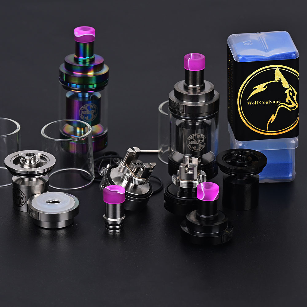 Best Siren V4 Vape RTA 510 dri - مراجعة Vaping Area وسعره