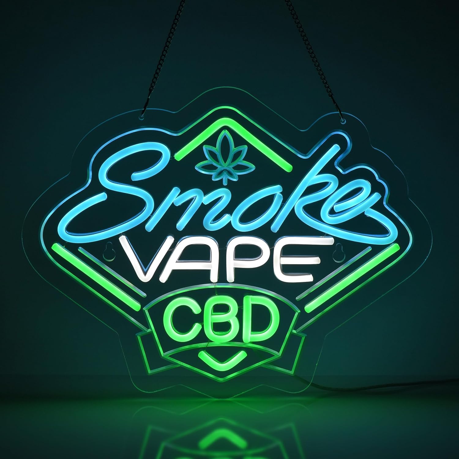 Smoke and Vape Shop Neon Sign  - مراجعة Vaping Shop وسعره
