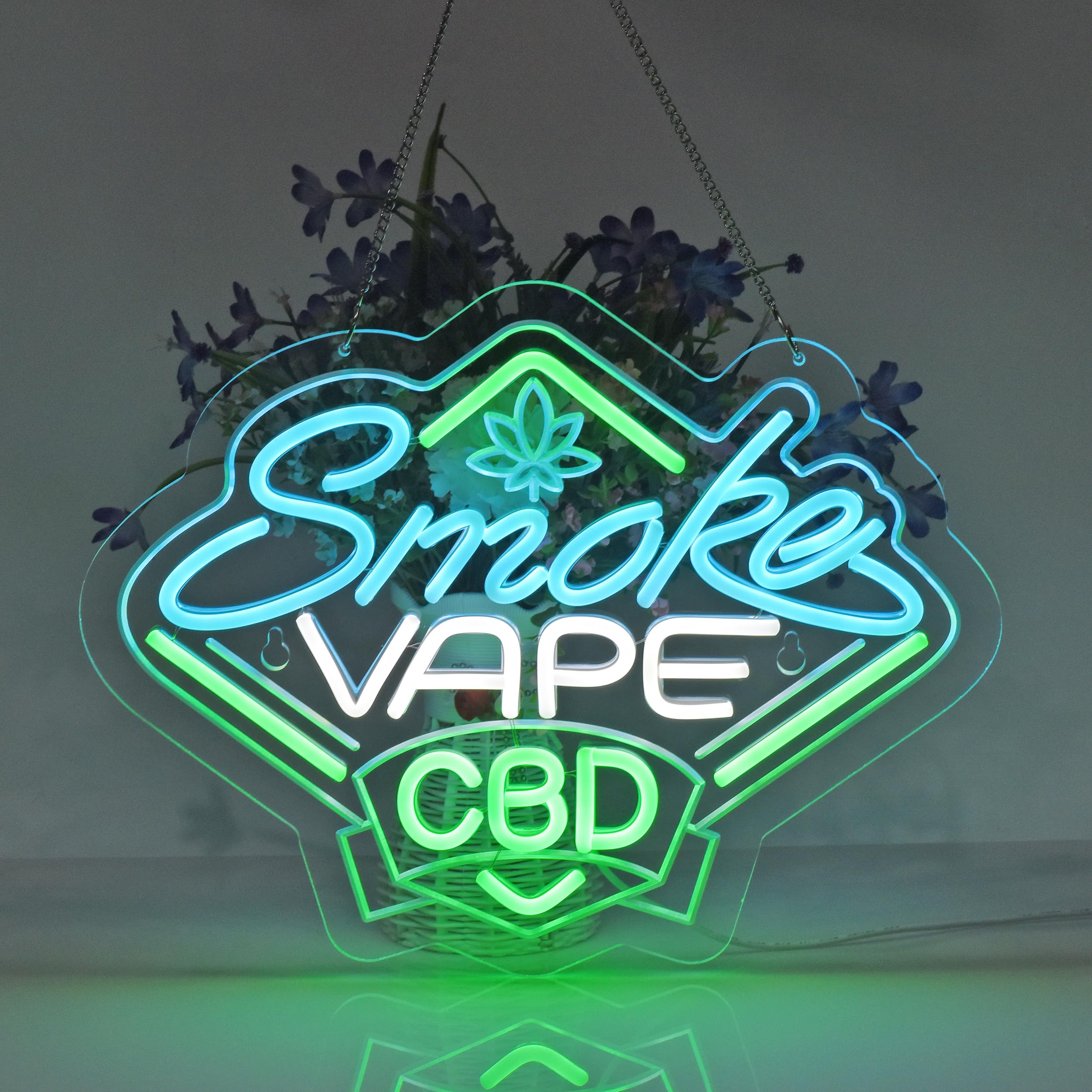 Smoke and Vape Shop Neon Sign  - مراجعة Vaping Shop وسعره
