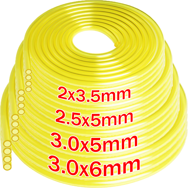 Yellow Fuel Line Hose Set 2x3. - مراجعة Weed Vaping Accessories وسعره