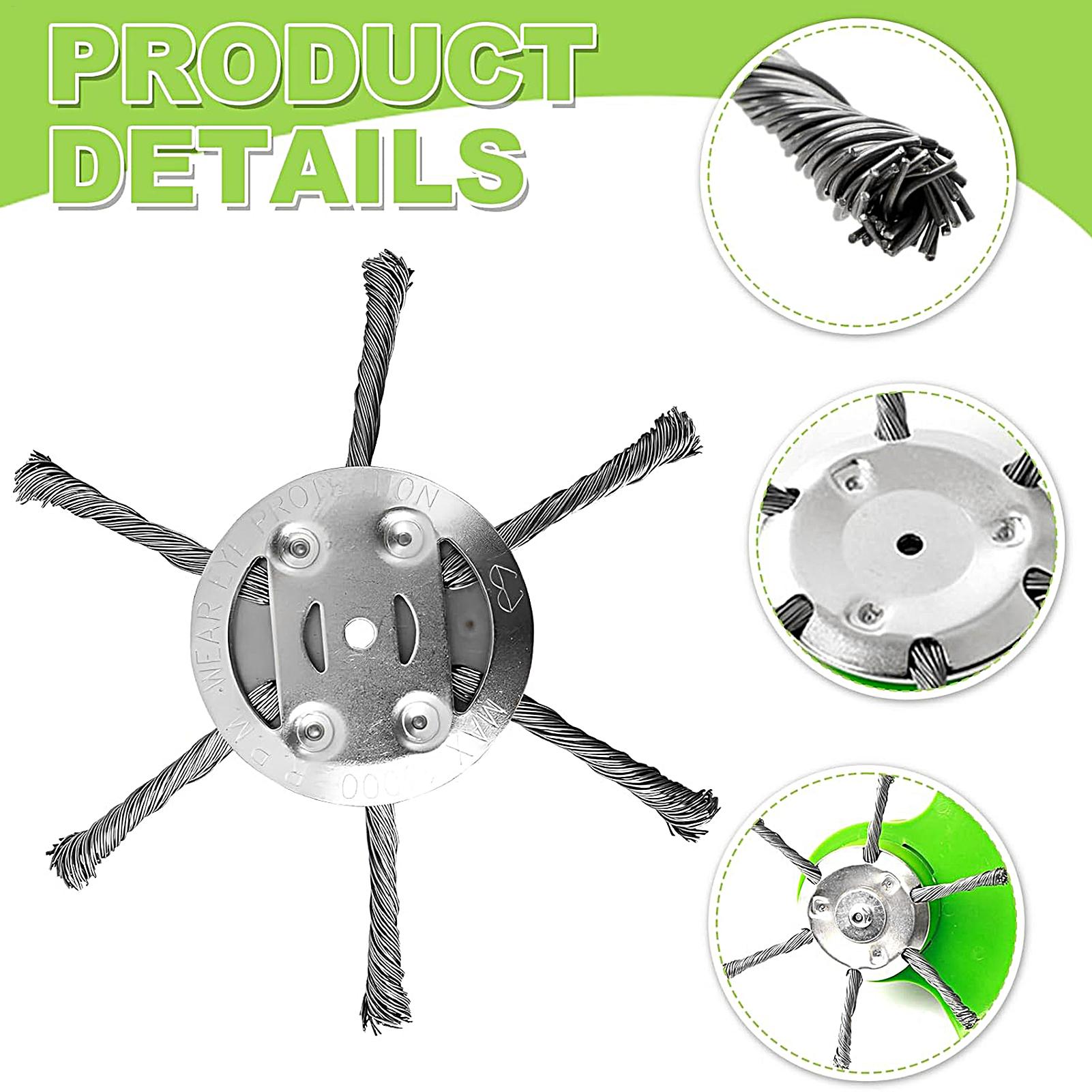 Steel Grass Trimmer Head Cutte - مراجعة Dry Herb Vaping Accessories وسعره