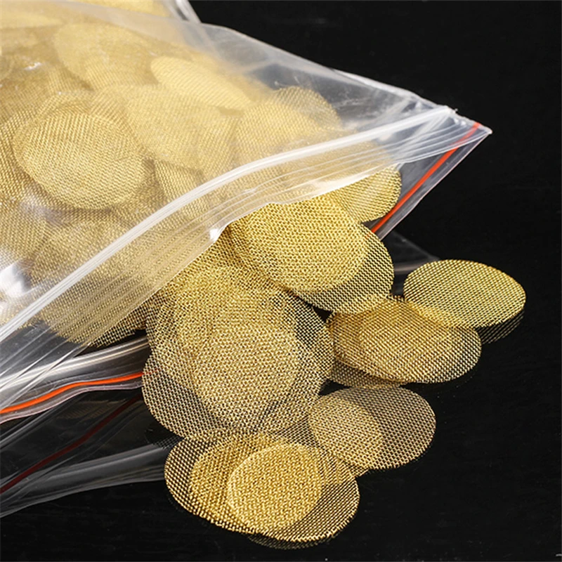 100pcs/Lot 20mm Brass Copper S - مراجعة Weed Vaping Accessories وسعره