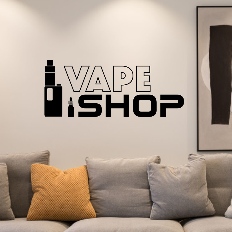 Vinyl Wall Decals Vape Shop Si - مراجعة Vaping Shop وسعره