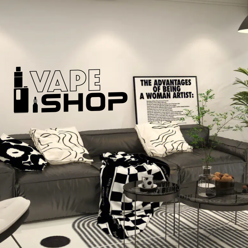 Vinyl Wall Decals Vape Shop Si - مراجعة Vaping Shop وسعره