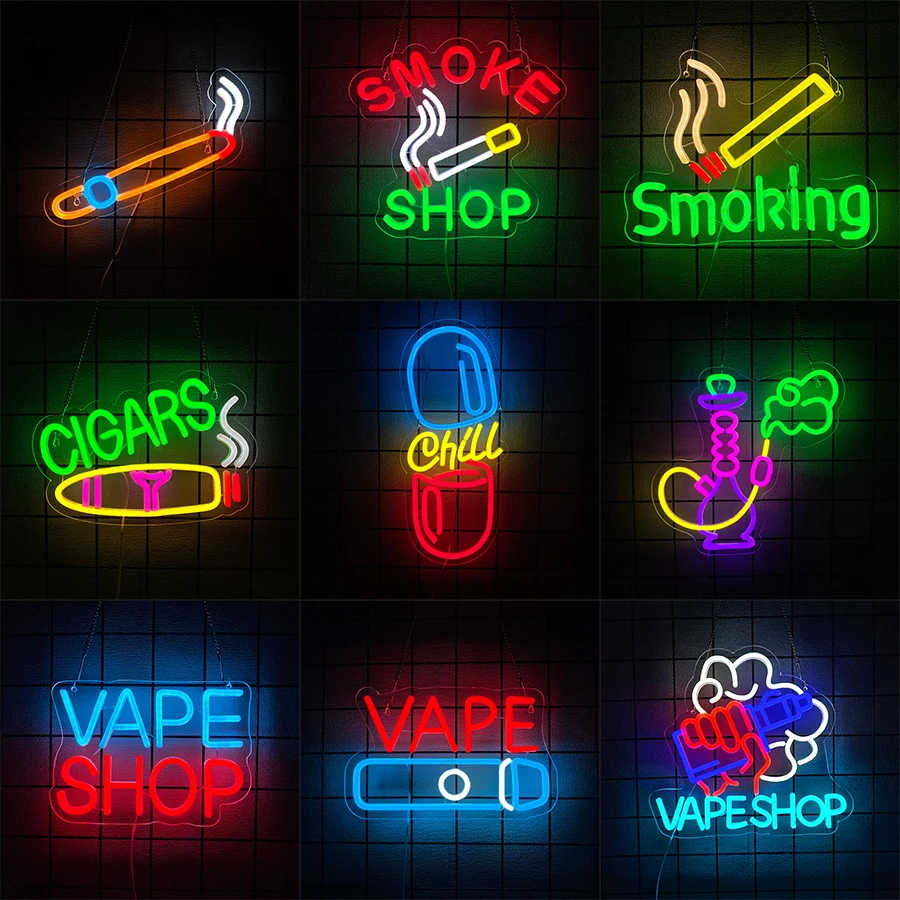 USB Bright Led Advertising Dis - مراجعة Vaping Shop وسعره