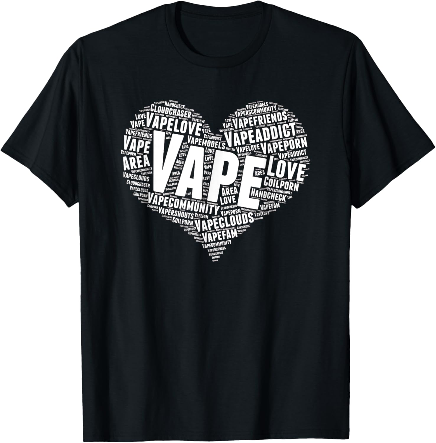 Vape Heart Word Cloud Graphic  - مراجعة Vaping Shop وسعره