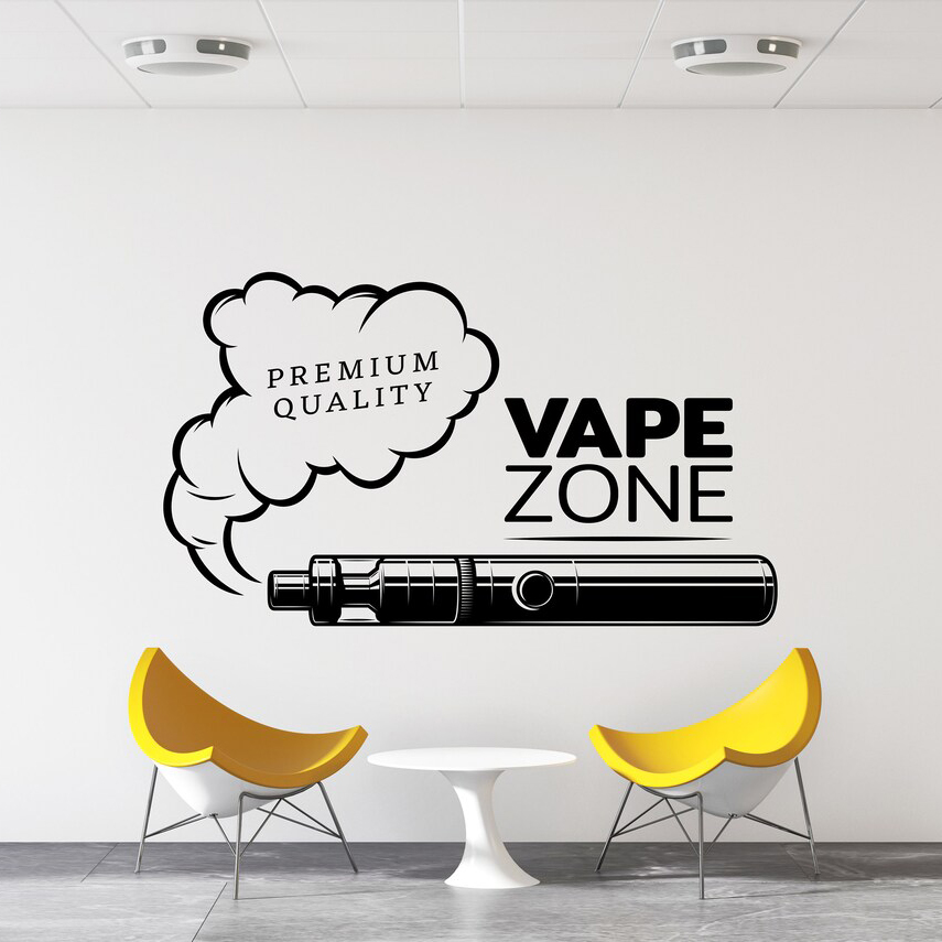Vape Shop Wall Decal Window St - مراجعة Vaping Store وسعره
